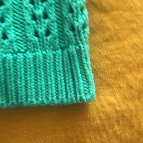 ISAAC MIZRAHI bright green knit sweater - Picture 3 of 5